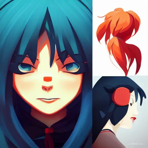 Image similar to face icon stylized minimalist inuyasha, loftis, cory behance hd by jesper ejsing, by rhads, makoto shinkai and lois van baarle, ilya kuvshinov, rossdraws global illumination