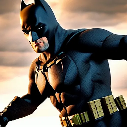 Image similar to jason statham as batman, cinematic, an film still