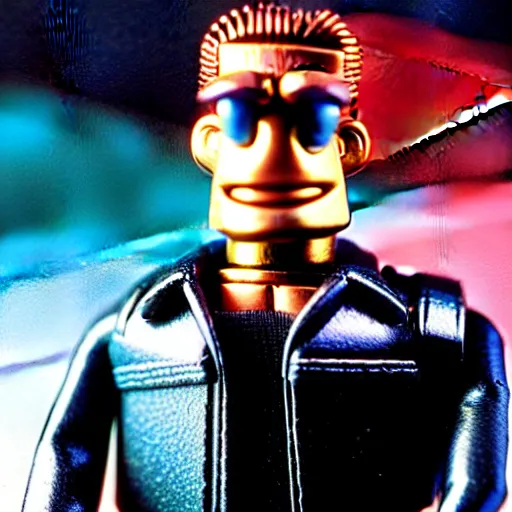 Image similar to terminator in the muppet show