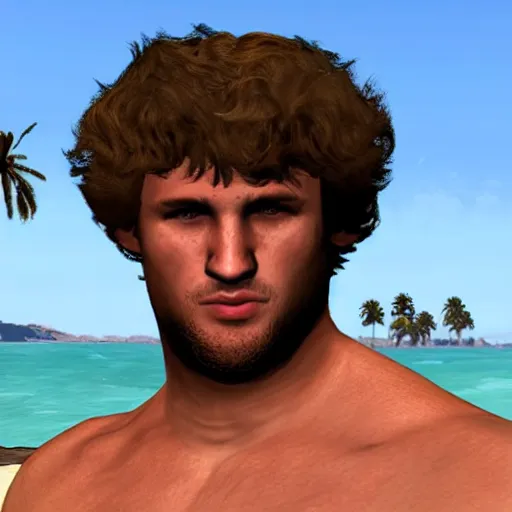 Prompt: ben askren in GTA San Andres