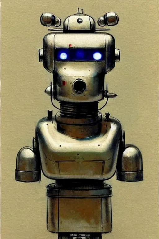 Image similar to ( ( ( ( ( 1 9 5 0 s retro future robot android aluminum box dog. muted colors. ) ) ) ) ) by jean - baptiste monge!!!!!!!!!!!!!!!!!!!!!!!!!!!!!!