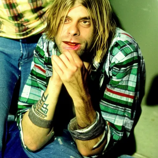 Image similar to Kurt Cobain down the drain