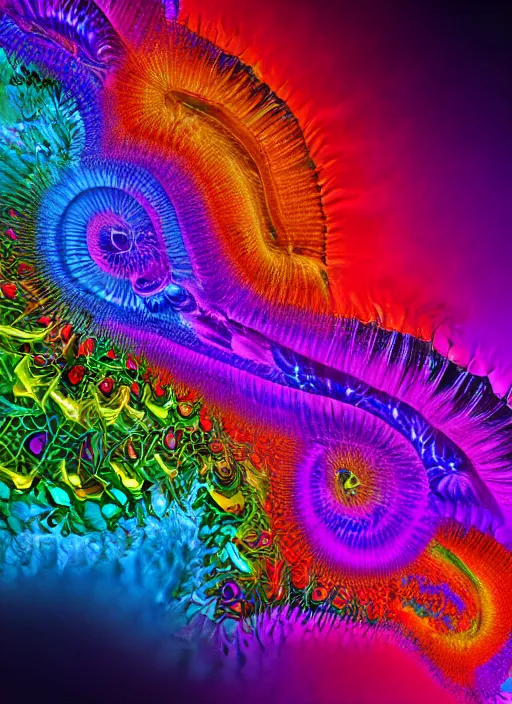 Image similar to digitally created fractal background, computer generated abstract colorful fractal artwork for creative design, art, home decoration, entertainment, and mobile and pc screen wallpaper, unreal engine 5, keyshot, octane, artstation trending, ultra high detail, ultra realistic, cinematic, 8 k