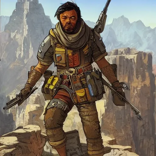 ivan. Apex legends assassin. Concept art by James | Stable Diffusion