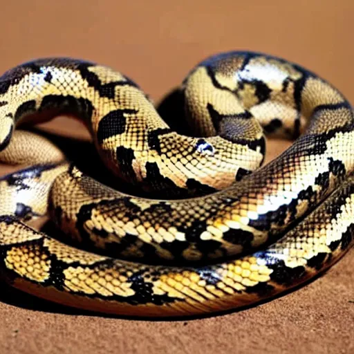 Image similar to a four legged snake