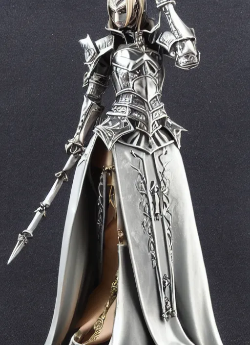 Image similar to 80mm, resin detailed model figure of Alchemy Imperial Princess knight gothic silver