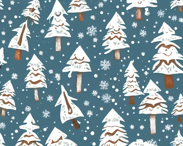 Image similar to winter illustration style