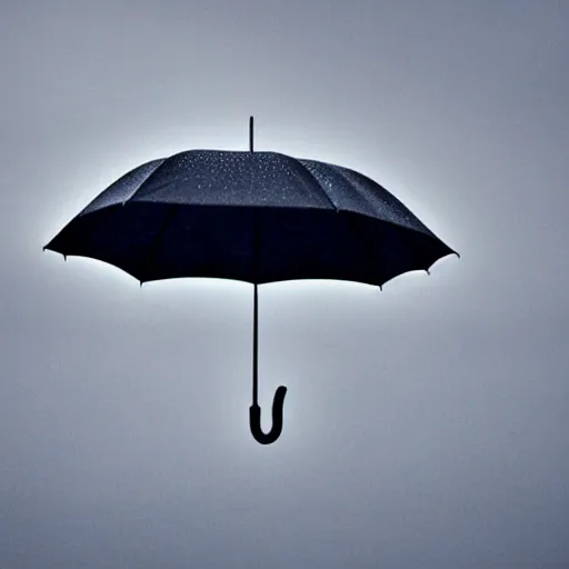 Image similar to umbrella flying in the rain