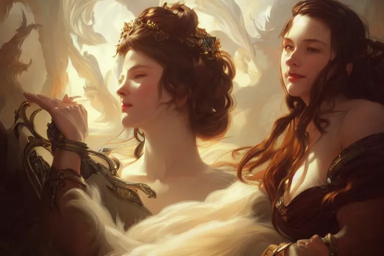 Image similar to photography of edwin henry landseer, deep focus, d & d and mtg, fantasy, intricate, elegant, highly detailed, digital painting, artstation, concept art, matte, sharp focus, illustration, hearthstone, art by artgerm and greg rutkowski and alphonse mucha