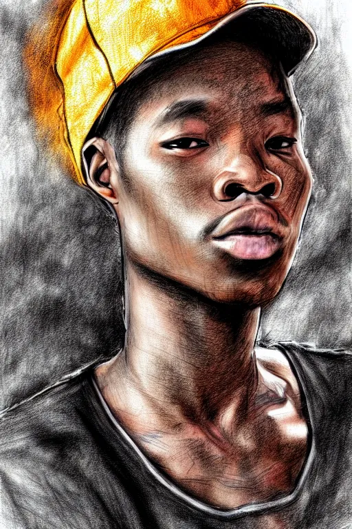 Image similar to hip hop not dead just life in underground, high definition, 8 0 m. m lens, realistic, sketch and art by jacqueline e, mongezi ncaphayi, color by bo feng lin, trending deviantart