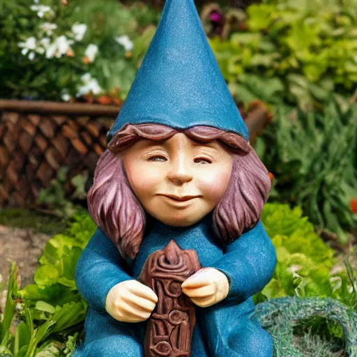 Image similar to hermione granger garden gnome