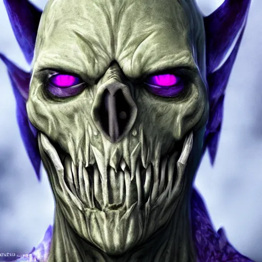 Image similar to a ghoul from warcraft 3, ultrarealistic, photograph, 5 0 mm, uhd, 4 k