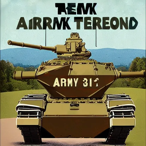 Image similar to army tank poster