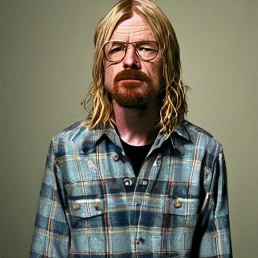 Image similar to Walter White as kurt cobain