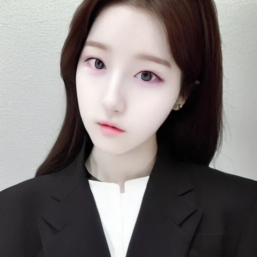 Image similar to photo of haseul from loona, symmetric!!! real face