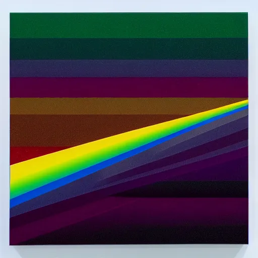 Prompt: 🌈 🕳 geometric 4 k 8 k by shusei nagaoka, david rudnick, airbrush on canvas, pastell colours, cell shaded