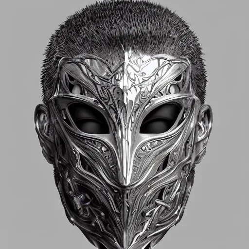 Prompt: Very very very very highly detailed epic photo of face with venetian mask, intricate, dystopian, sci-fi, extremely detailed, digital painting, artstation, concept art, smooth, sharp focus, illustration, intimidating lighting, incredible art by Artgerm and Tokujin Yoshioka and Anton Pieck