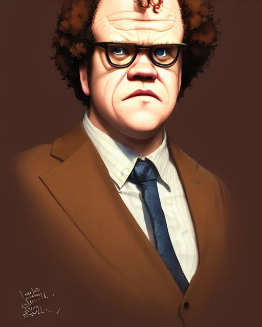 Image similar to john c. reilly as dr. steve brule, portrait shinkai makoto studio ghibli studio key hideaki anno sakimichan stanley artgerm lau rossdraws james jean marc simonetti elegant highly detailed digital painting artstation pixiv