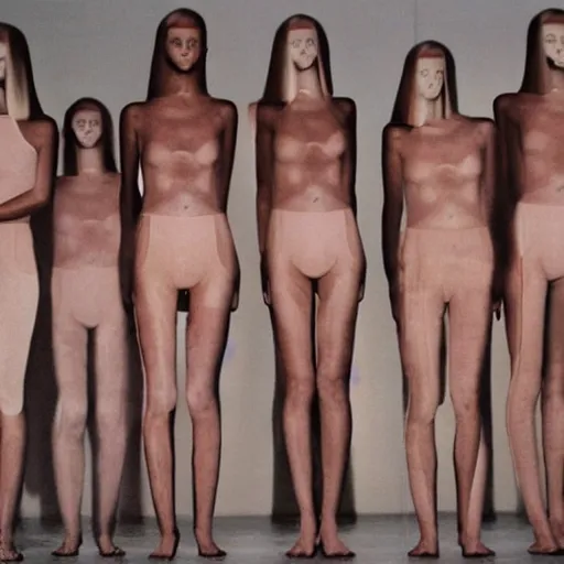 Prompt: a photograph by vanessa beecroft