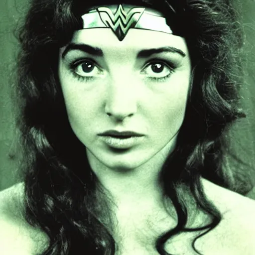 Prompt: Young Kate Bush as wonder woman