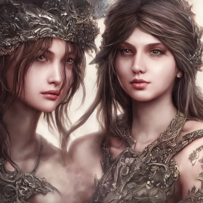 Prompt: award - winning extremely detailed fantasy art of a cute female, photo realistic, 4 k