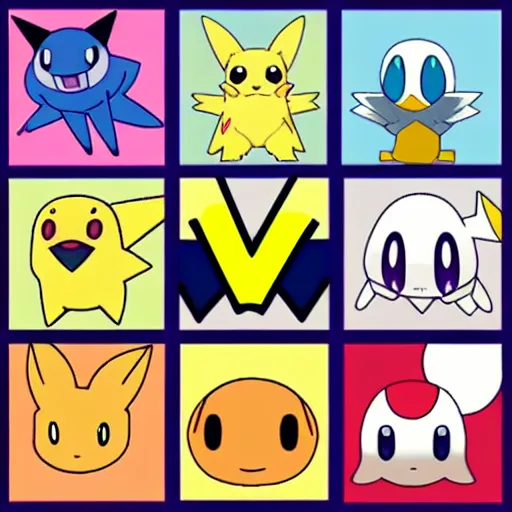 Prompt: pokemon themed profile picture