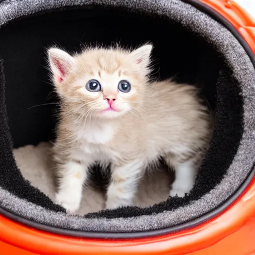 Image similar to a kitten in a big boot, HD, professional photograph, 8K, highly detailed, high quality