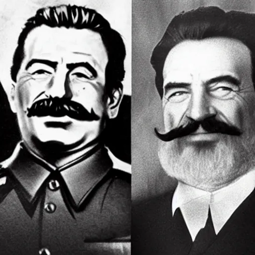 Image similar to picture of stalin and bryan cranston