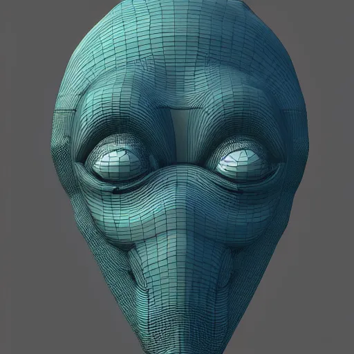 Prompt: artnouveau 3 d realistic unknown alien civilization portrait detailed 8 k
