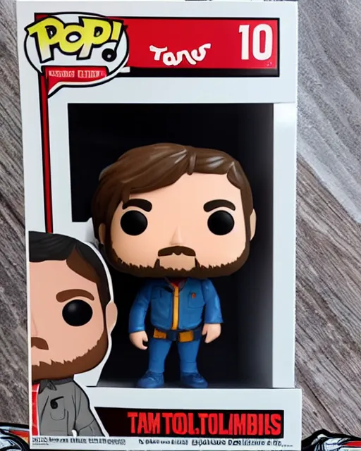 Image similar to A Tim the Toolman Taylor Funko Pop. Photographic, photography