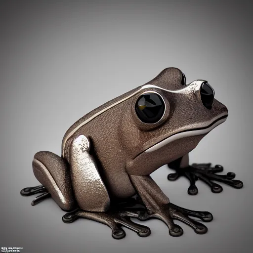 Image similar to mechanical frog, octane render