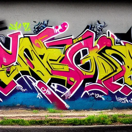 Image similar to graffiti on a wall with the text digos boia, hyper detailed, photography, text