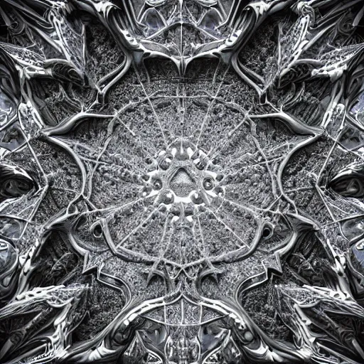 Image similar to a beautiful 3 d stone carving of an intricate mandelbrot fractal cathedral populated by fractals by android jones, carved soap, color scheme, unreal engine, volumetric lighting, dynamic lighting, bright, dramatic lighting, high contrast, carved marble, opalescent, sagrada familia arch, sacred geometry, religious, angelic, catholic punk, stark