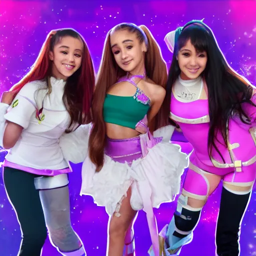 Prompt: ariana grande as a poggers champion