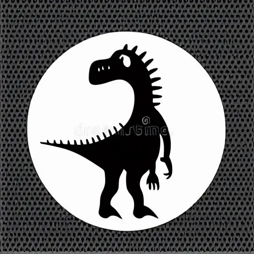 Image similar to dinosaur vector icon. isolated dinosaur, vector illustration. white background.