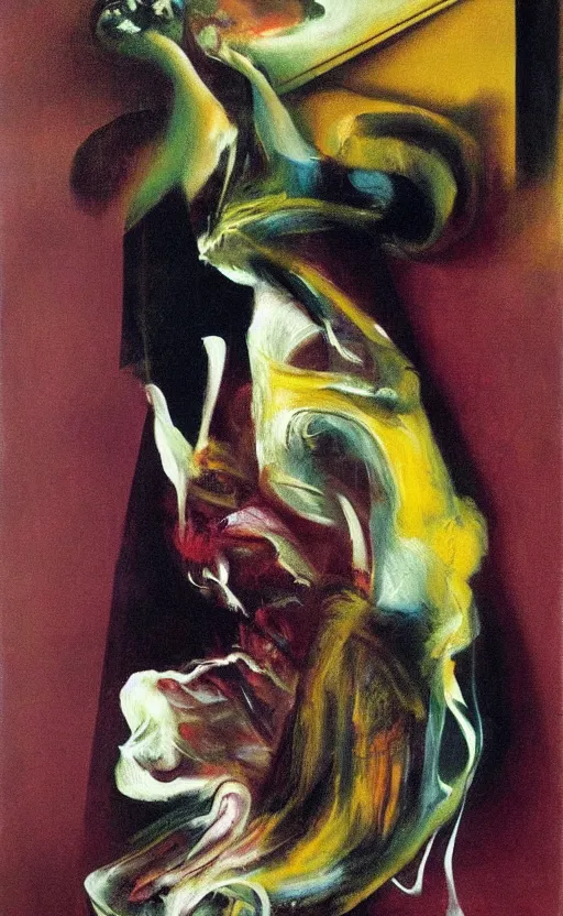 Image similar to amazing painting by francis bacon