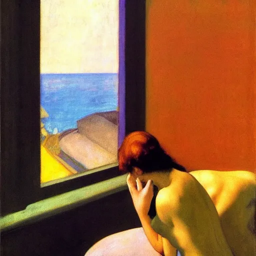 Image similar to a nightmare, film still by edward hopper, by Pontormo, by klimt, pre-raphaelite. art noveau, art noveau, highly detailed, strong lights, liminal, eerie, Bright pastel colors