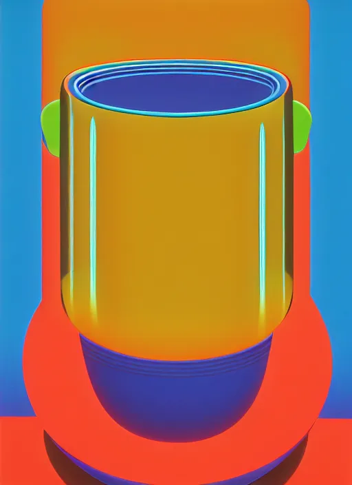 Prompt: hot soup by shusei nagaoka, kaws, david rudnick, airbrush on canvas, pastell colours, cell shaded, 8 k