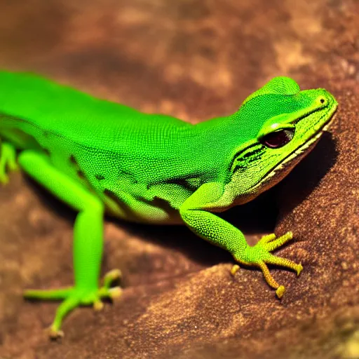 Prompt: green lizard logo, 4k