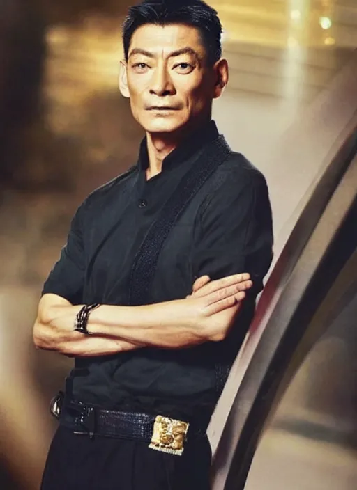 Prompt: hong kong star andy lau