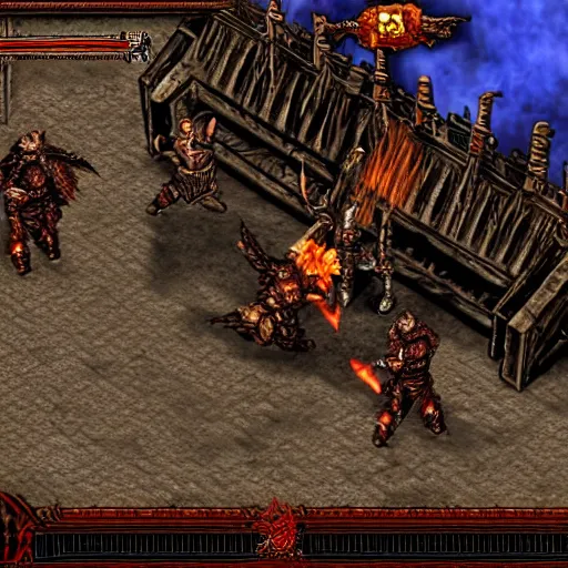 Prompt: screenshot from Diablo II: Lord of Destruction