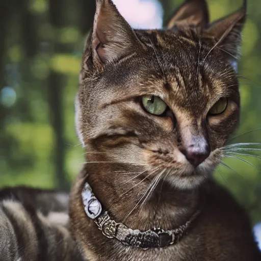 Image similar to photograph of a Khajit, high quality fashion photograph by Mario Testion