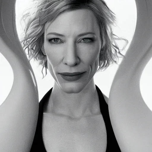 Image similar to Portrait of cate blanchett in a bathtube by Annie leibowitz, photorealisitc ,detailed