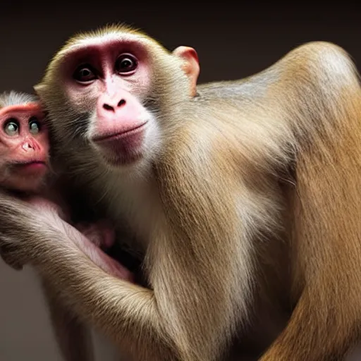 Prompt: getting a vaccine shot, Doctor is a Monkey!!!!!!!! Hyper realistic, National Geographic photo, 8k