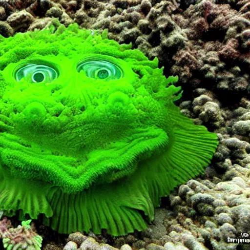Image similar to algae monster