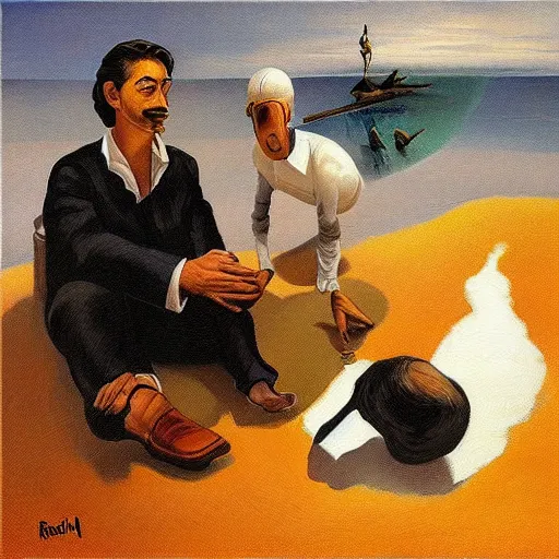 Image similar to RHADS, fever dream, Salvador Dali