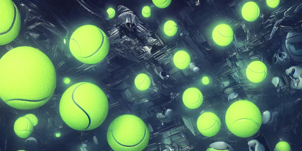 Image similar to a cinematic poster photo of 8 k ultra realistic alien tennis ball monsters, exotic, cinematic lighting, trending on artstation, 4 k, hyperrealistic, focused, high details, unreal engine 5, cinematic, alien planet atmosphere in background, 3 d render by beeple