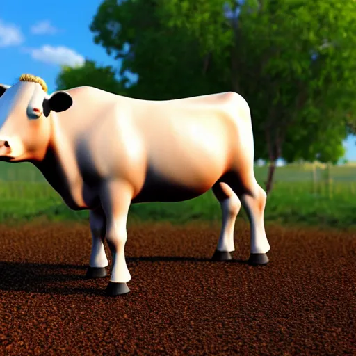 Prompt: 3 d render 4 k high definition ultra detailed hyper realistic picture of cow tools