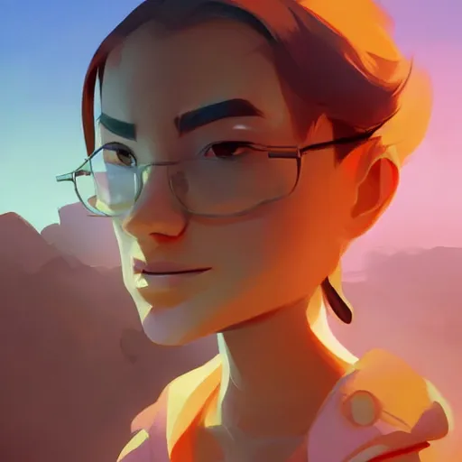 Image similar to face icon stylized minimalist m. a. s. h., loftis, cory behance hd by jesper ejsing, by rhads, makoto shinkai and lois van baarle, ilya kuvshinov, rossdraws global illumination