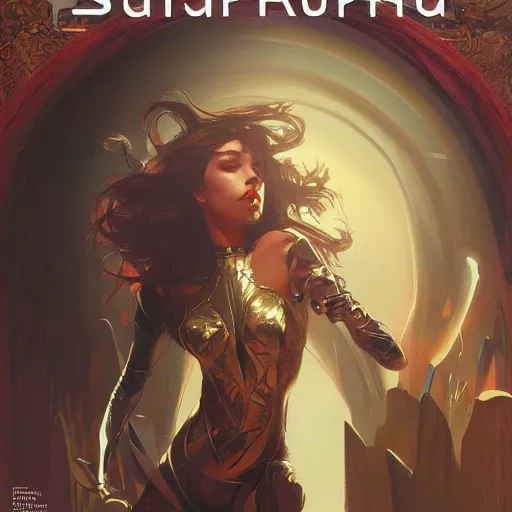 Image similar to a beautiful metal cover art, highly detailed, digital painting, artstation, concept art, sharp focus, illustration, art by alex ross and greg rutkowski and alphonse mucha